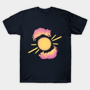 Cats play around sun T-Shirt